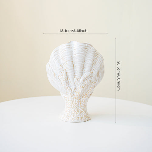 Gravierte glasierten Keramschale Tischvase Skulptur