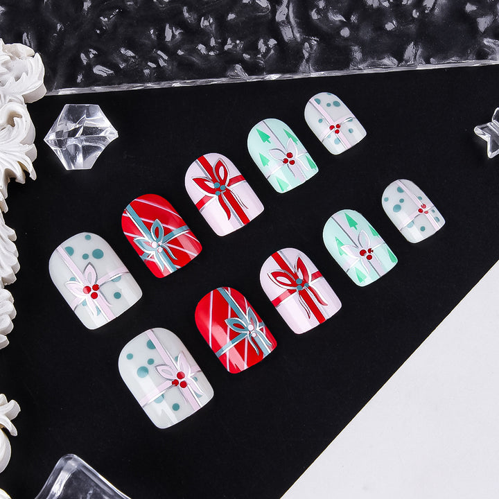 Festliches Thema Aufkleben Nagelkunst Karnz