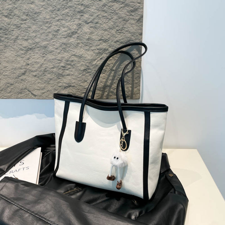 Klassische strukturelle Canvas-Tote-Tasche