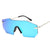 Damen Oversized-Sonnenbrille im futuristischen Design Karnz