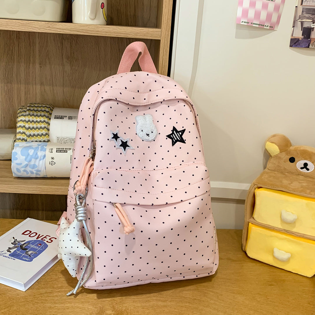 Verspielt Bunny und Sternen-Themen Rucksack Karnz