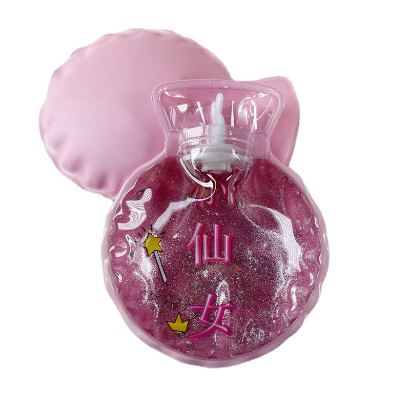 Damen Kawaii Wärmflasche mit niedlichem Stoffbezug Karnz