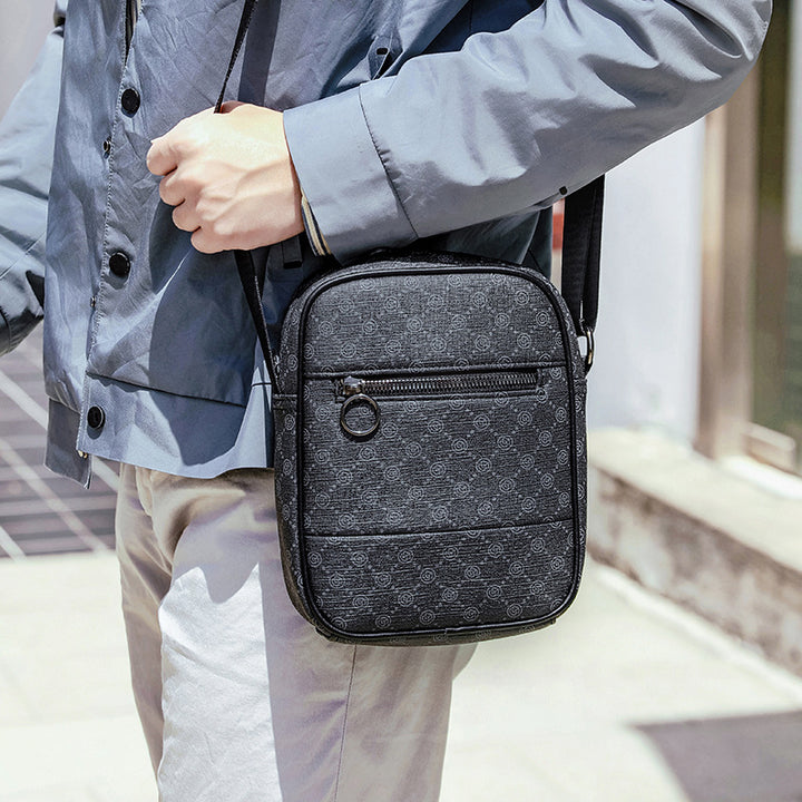 Stylische Mehrfachfächer-Schultertasche
