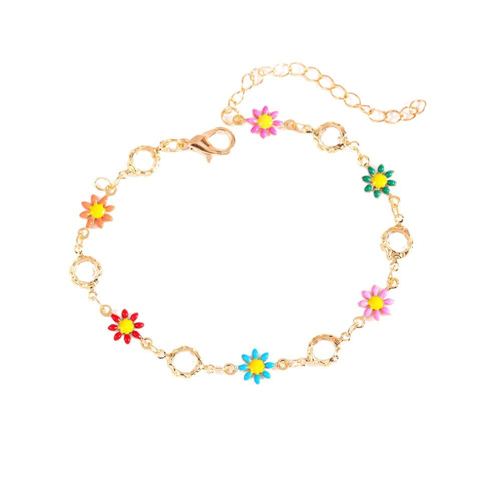 Floral Charm Bracelet Karnz