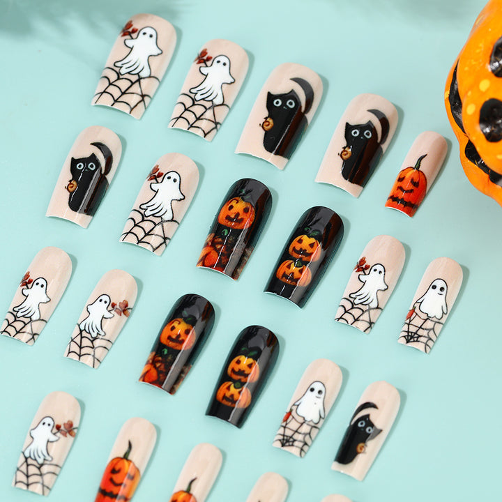 Kreative Halloween Kunstnägel Set Karnz