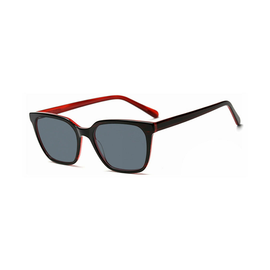 Damen modische Sonnenbrille mit elegantem, eckigem Rahmen und UV-Schutz Karnz