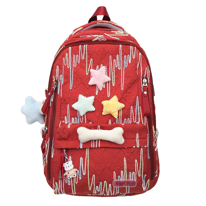 Verspielt Charakter Verziertes Rucksack Karnz