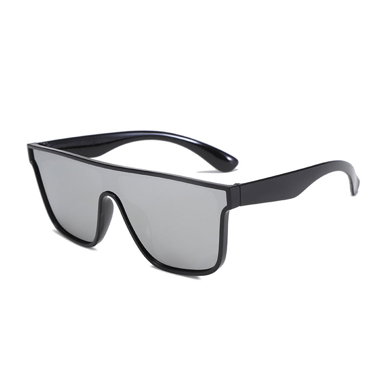 Damen Sportliche Sonnenbrille mit breitem Rahmen und polarisierenden Gläsern Karnz