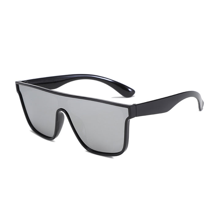 Damen Sportliche Sonnenbrille mit breitem Rahmen und polarisierenden Gläsern Karnz