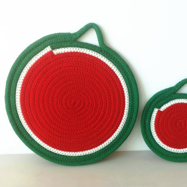 Verspielter Platzuntersetzer Im Wassermelonen-Design Karnz