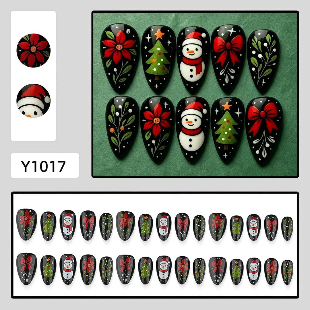 Weihnachtskunstnägel Karnz