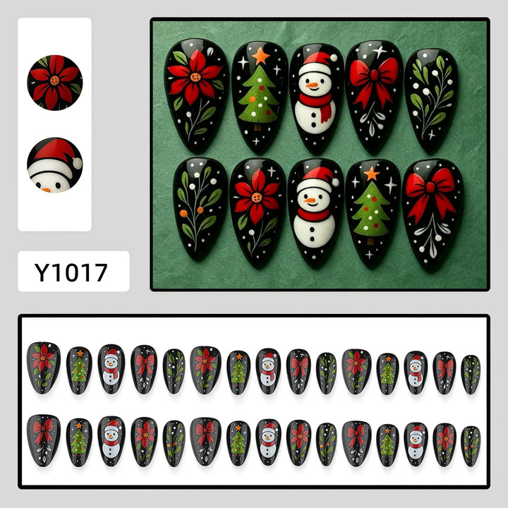 Weihnachtskunstnägel Karnz