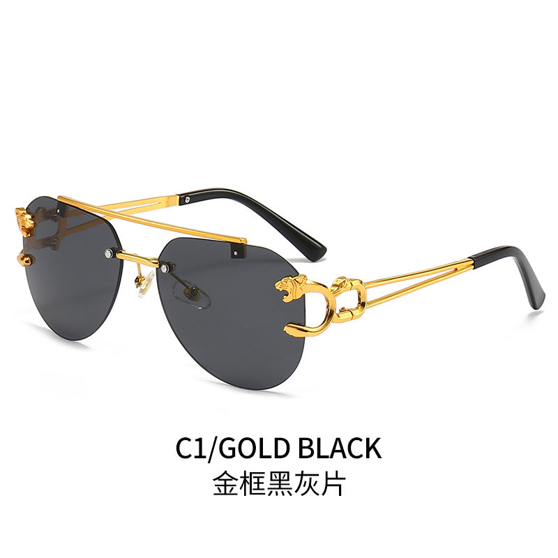 Damen Designer-Sonnenbrille mit einzigartigem Tierakzent Karnz