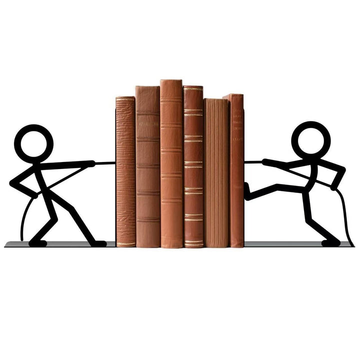 Kreative Metall Bücherstütze Skulptur