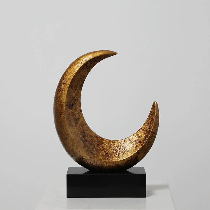 Dekorative Halbmondskulptur