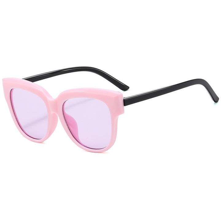 Damen Modische Cat-Eye Sonnenbrille mit trendigem Kunststoffrahmen Karnz