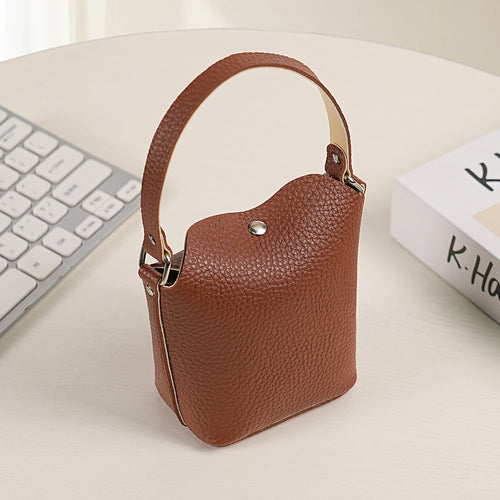 Mini Texturierte Handtasche