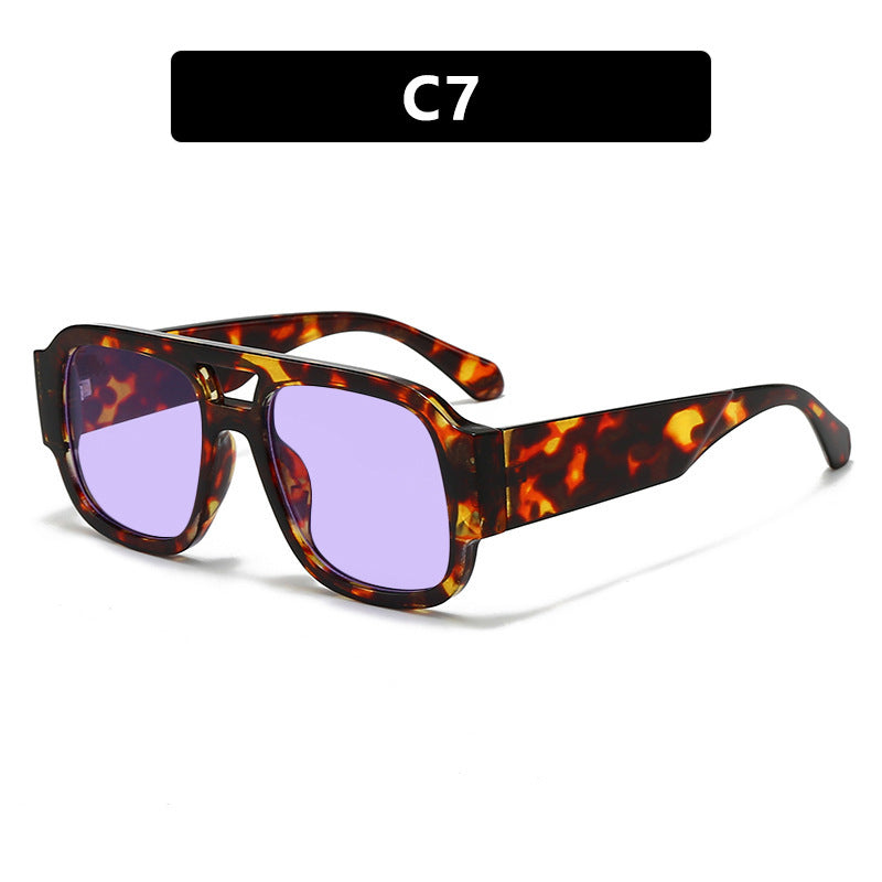 Damen moderne Sonnenbrille im eleganten Rechteckdesign Karnz
