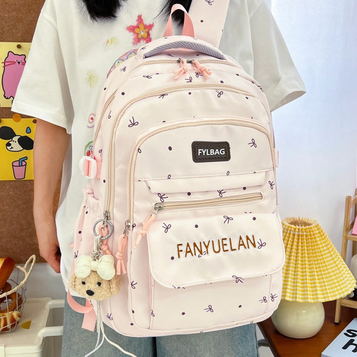 Stylischer Multi-Taschen Laptop-Rucksack