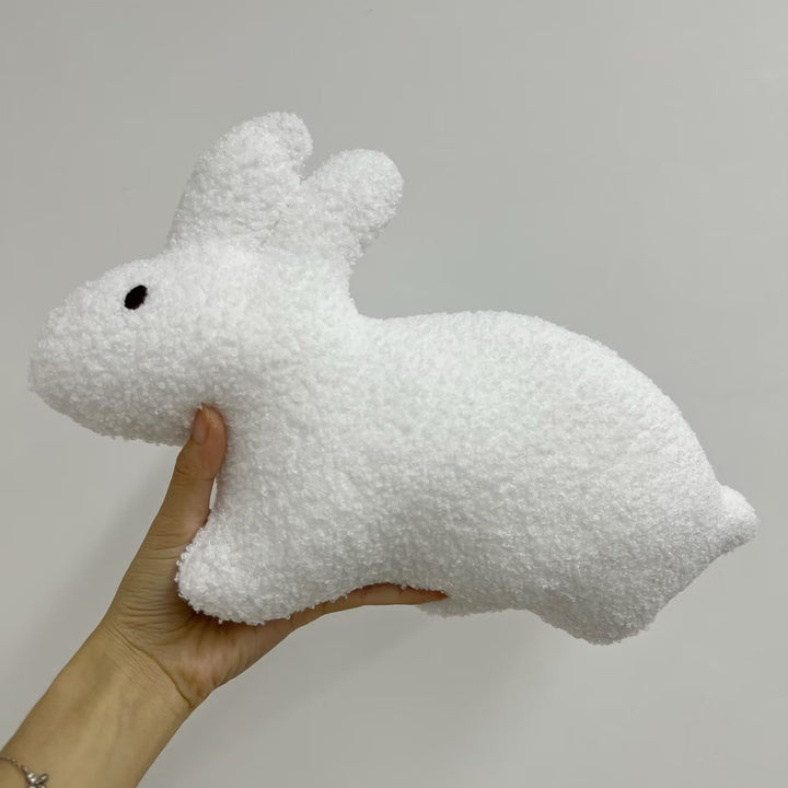 Weiche Leinenhase Puppe Paar mit abnehmbaren vintage-inspirierten Outfits