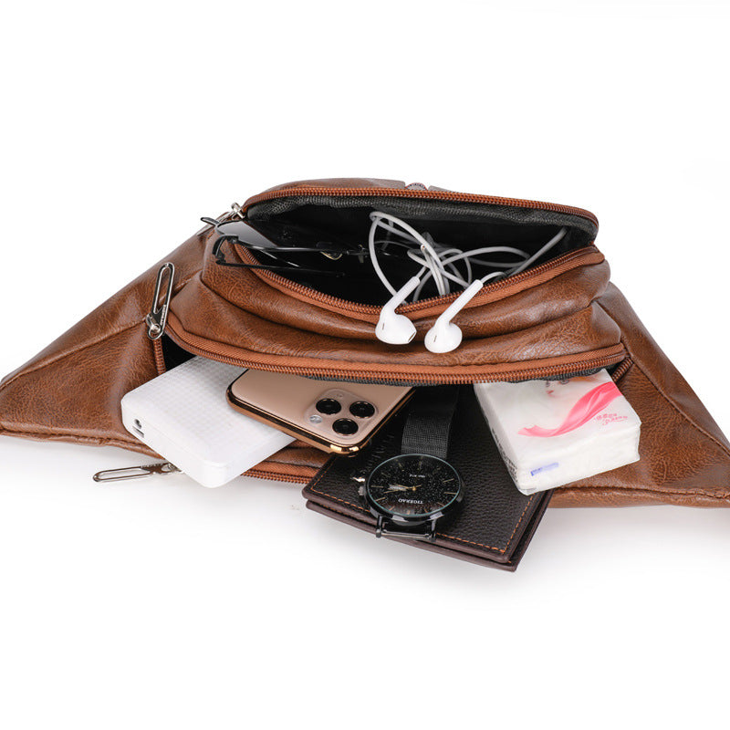 Bequeme Leder Gürteltasche