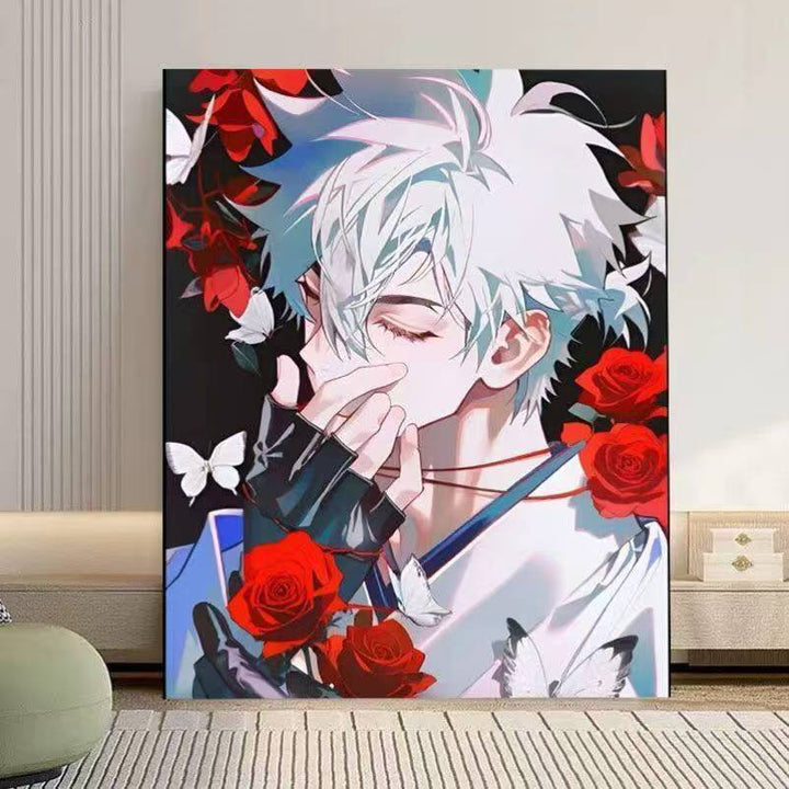 Künstlerischer Anime-inspirierter Wandkunstdruck Karnz