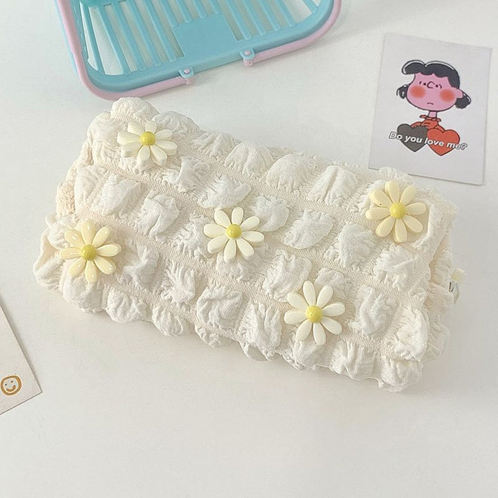Handytasche mit Floralem Detail Karnz