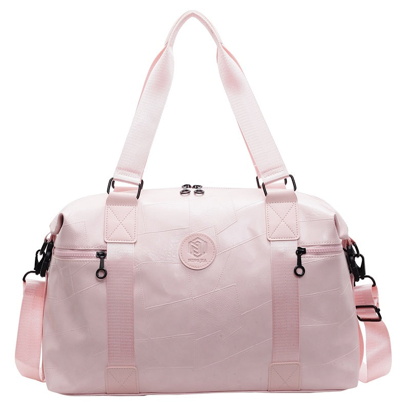 Premium Leder Sport Duffel Tasche