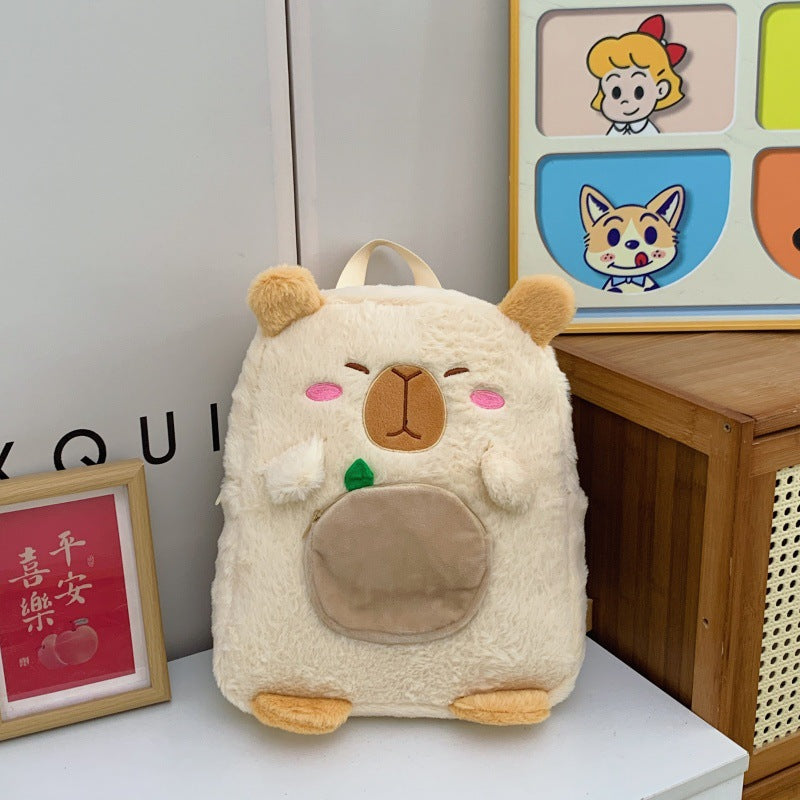 Plüsch Tiergesicht Rucksack
