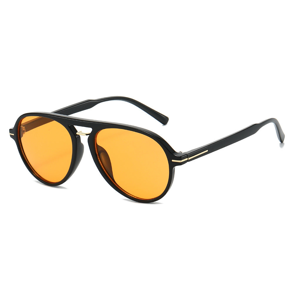 Modebewusste Schild-Sonnenbrille Karnz