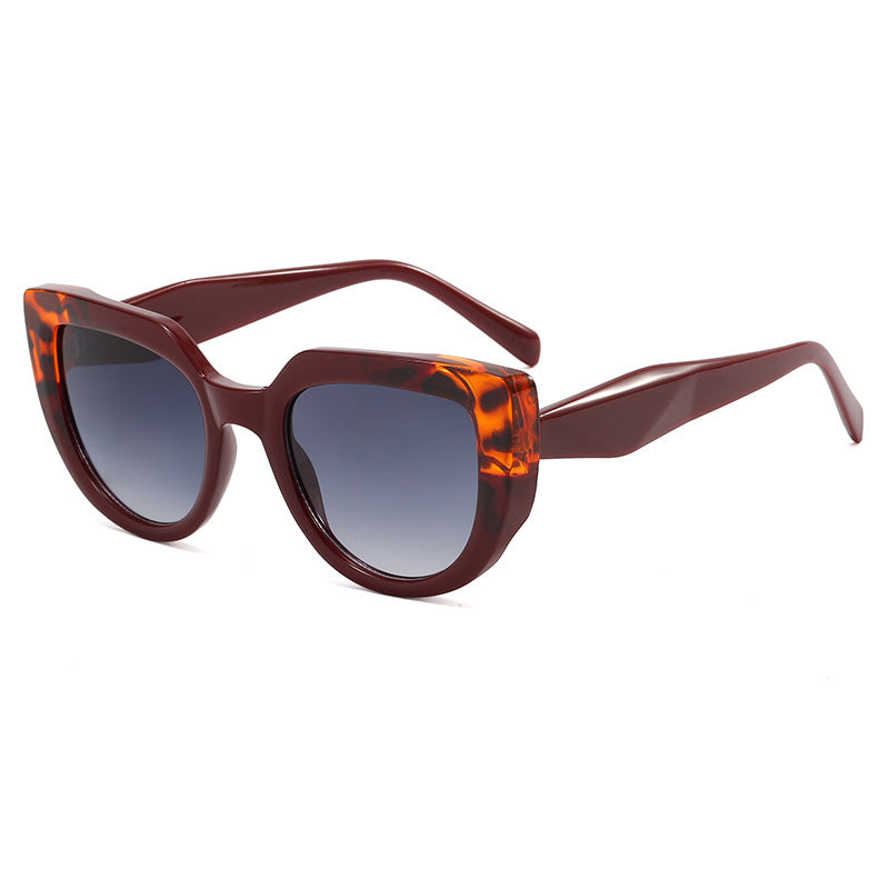 Damen modische Oversized-Sonnenbrille mit einzigartigem Design Karnz