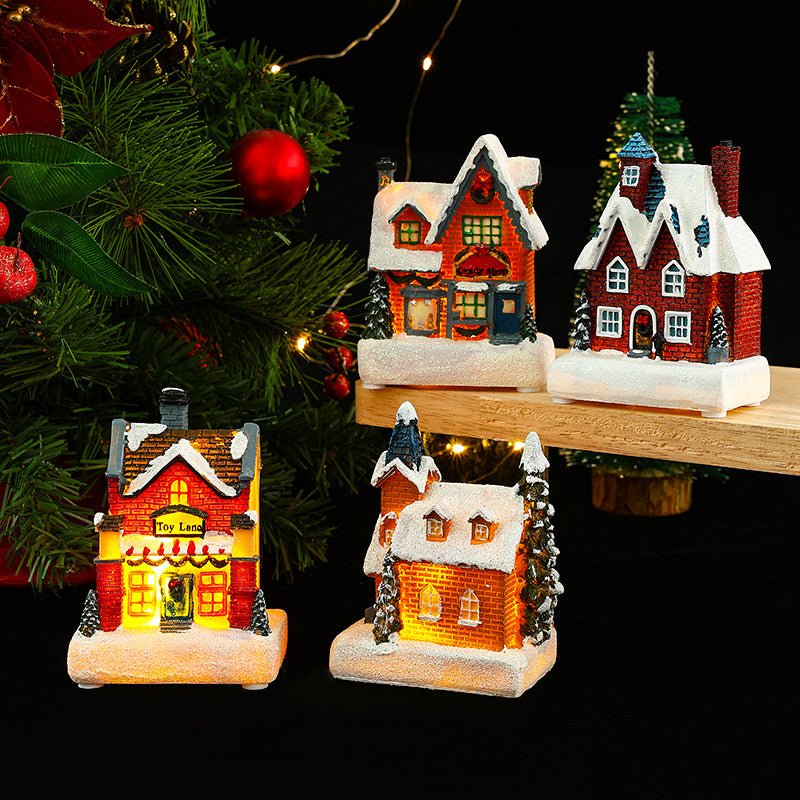 Dekorative Weihnachtsbeleuchtung mit LED-Hausdesign Karnz