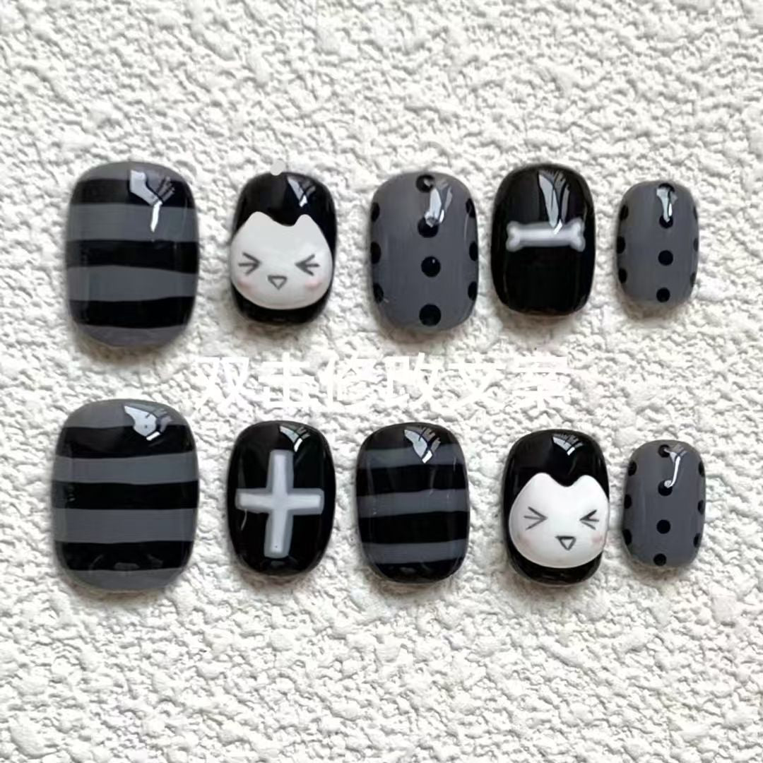 Kunstfingernägel mit Verspielten Tierdesigns Karnz