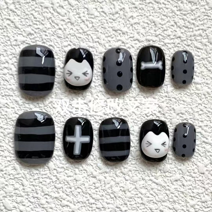 Kunstfingernägel mit Verspielten Tierdesigns Karnz