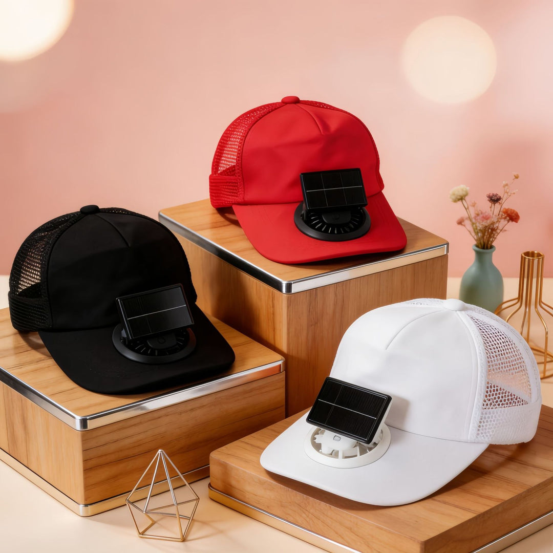 Unisex Kühlungs-Hut mit integriertem Solarlüfter Karnz
