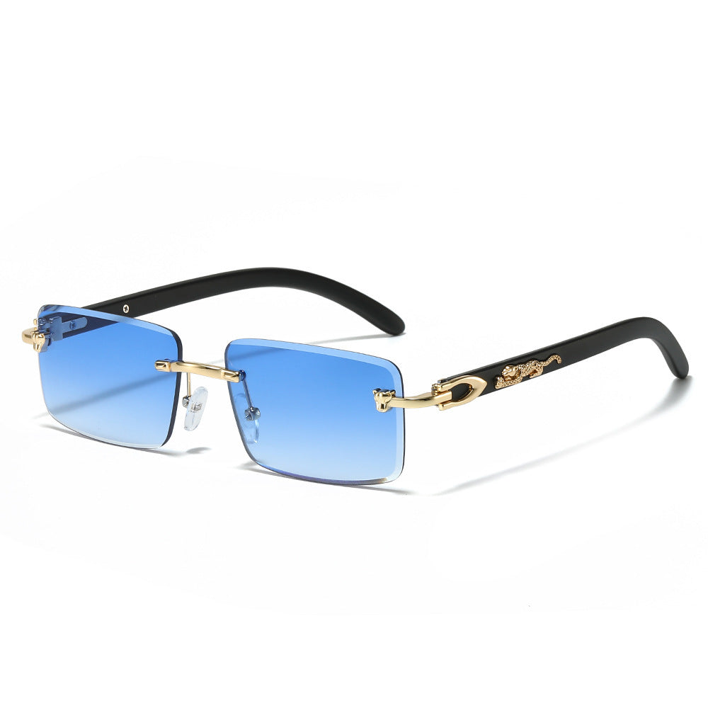 Modische Retro Rechteck-Sonnenbrille Karnz