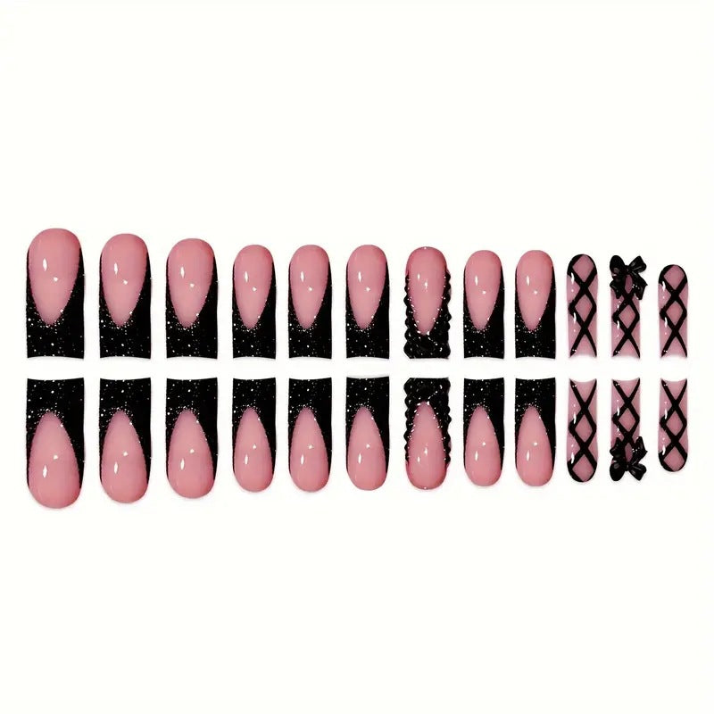 Glamouröse 3D Nagelkunst Verlängerungen Karnz