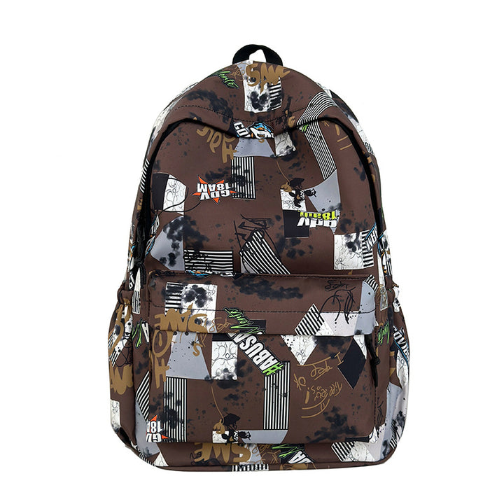 Grafikmuster-Schulrucksack
