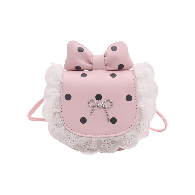 Verspielte Mini-Crossbody-Tasche mit Schleifenverzierung