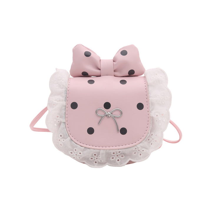 Verspielte Mini-Crossbody-Tasche mit Schleifenverzierung