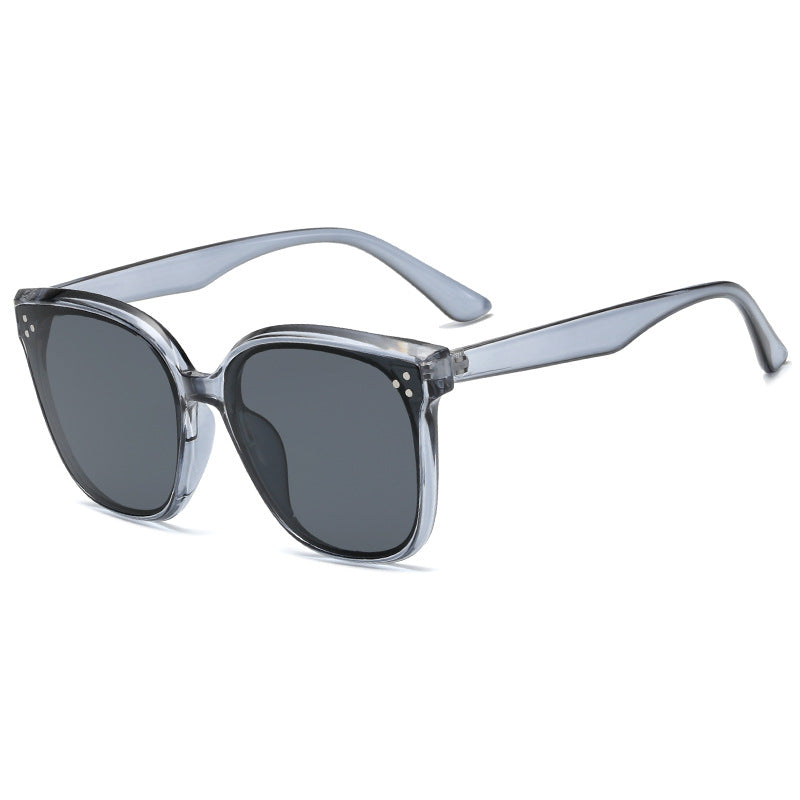 Damen quadratische Sonnenbrille mit stilvollem, breitem Rahmen Karnz