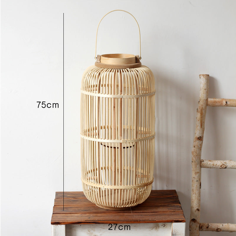 Dekorative Laterne aus Rattan Karnz