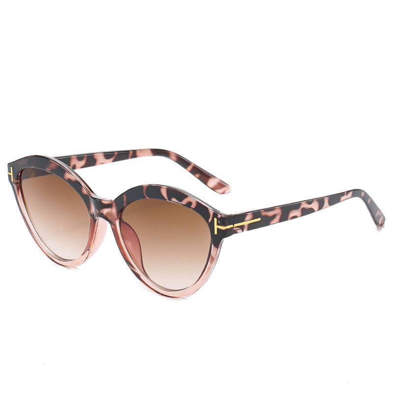 Elegante Übergroße Katzenaugen-Sonnenbrille Karnz