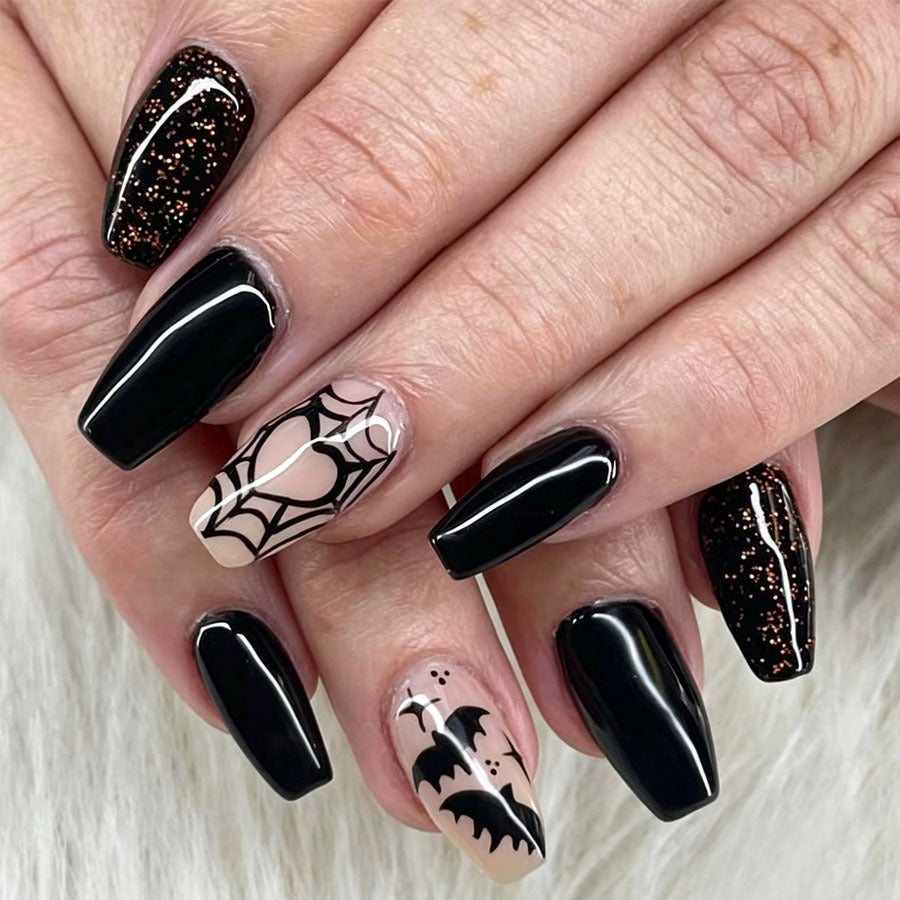 Halloween-Themen Press-On Nagelset Karnz
