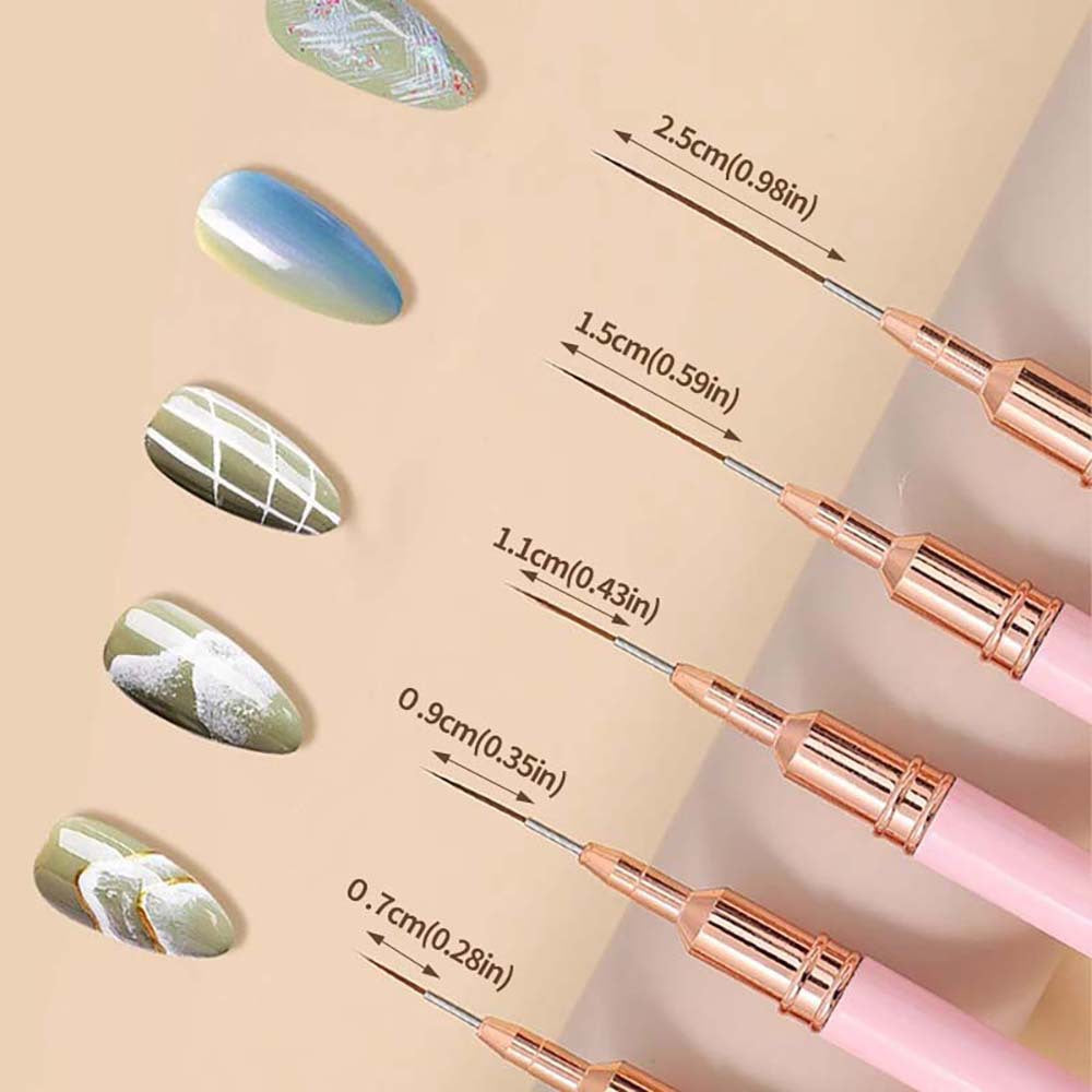 Präzisions-Nagelkunst-Detaillierpinsel-Set Karnz