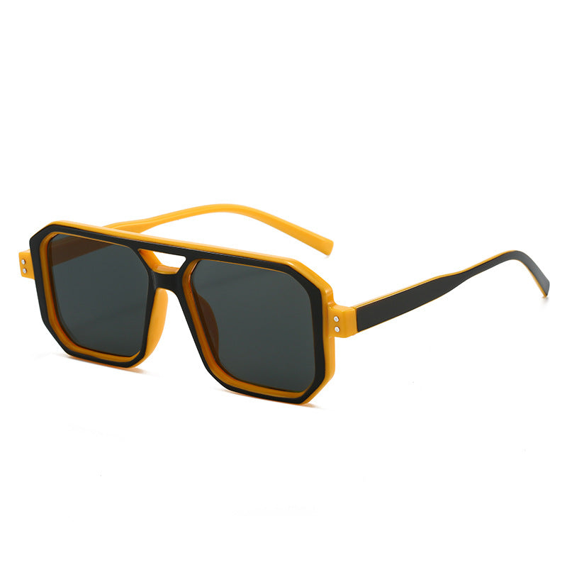 Damen modische Sonnenbrille im modernen achtkantigen Design Karnz