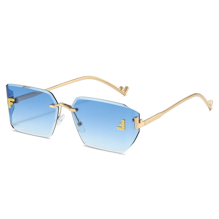 Luxuriöse geometrische Sonnenbrille Karnz