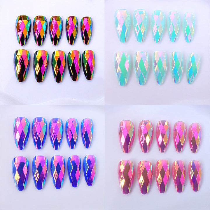 Dekorative Acryl Stiletto Nagelspitzen Karnz