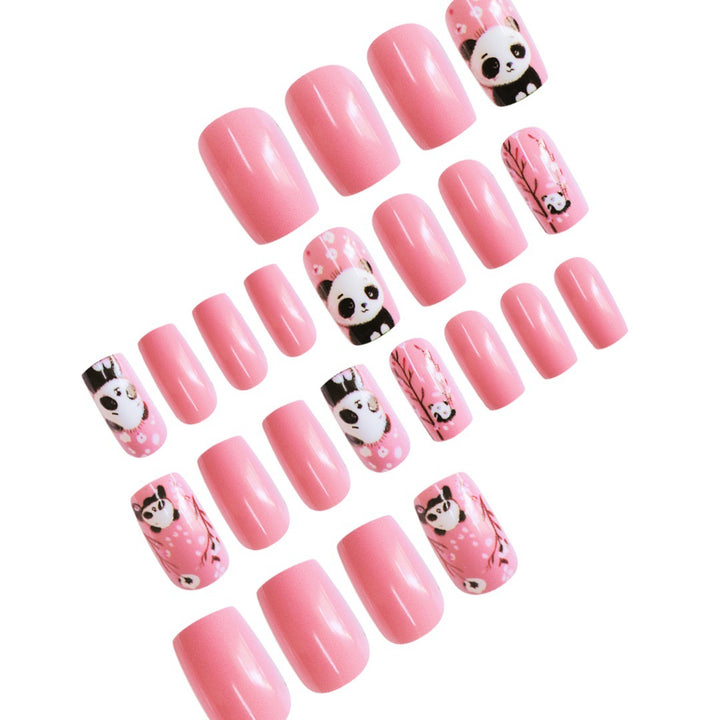 Thematic Panda Kunst Press-On Nagel Set Karnz