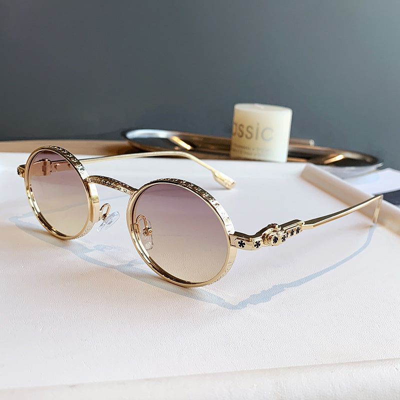 Damen Elegante Sonnenbrille mit filigranen Details Karnz